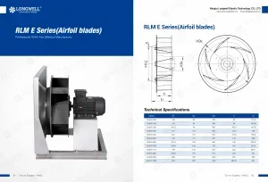 RLMe Type Centrifugal Fans