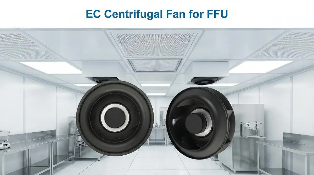 EC centrifugal fan for FFU 04