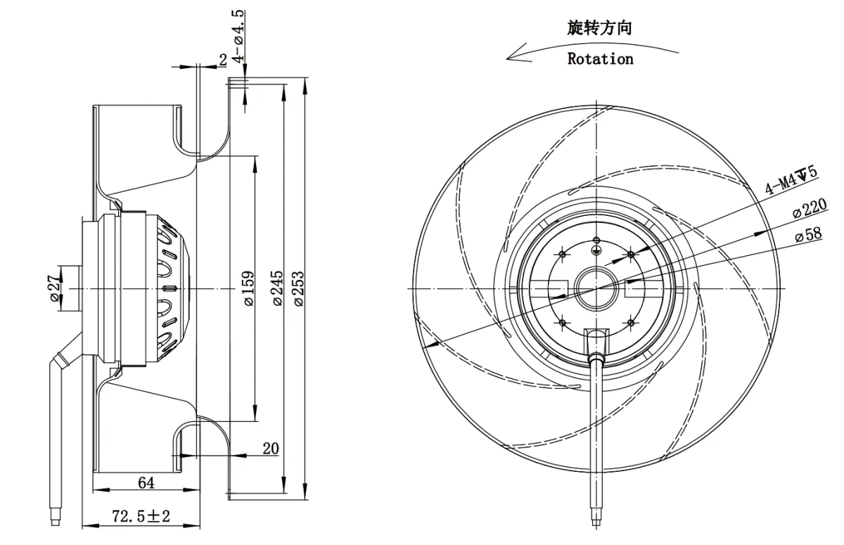 LWBA2D220-092NT-06-drawing