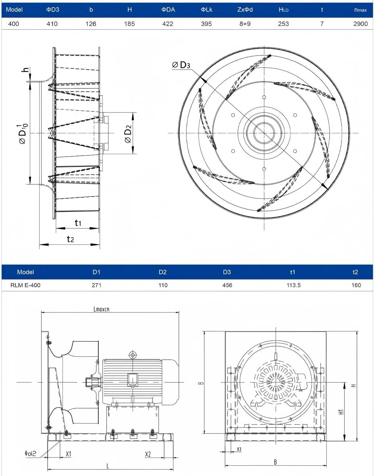 Radial Fan 图纸