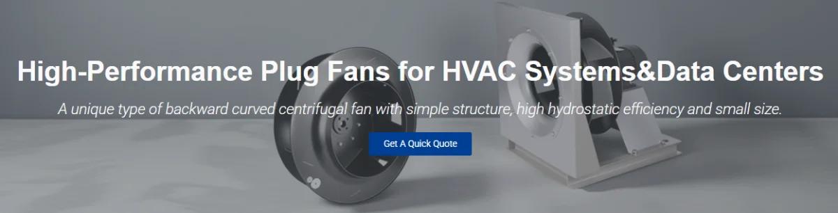High-Performance Plug Fans for HVAC Systems and Data Centers