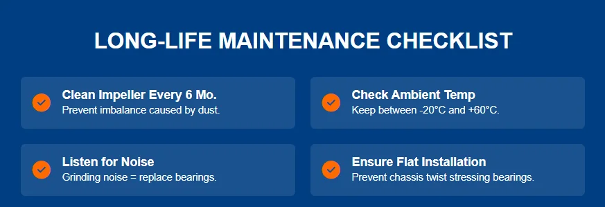 Long-Life Maintenance Checklist