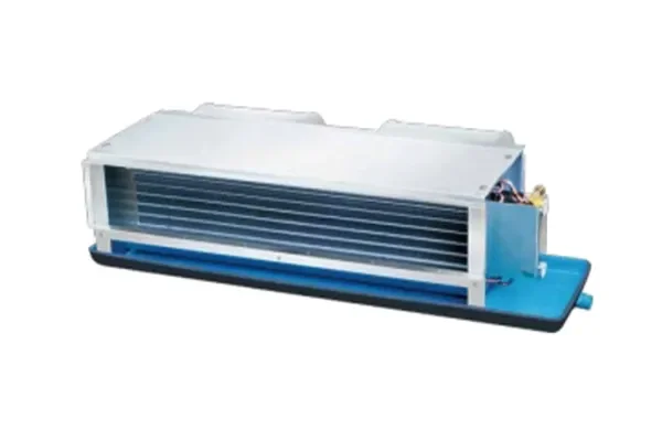 LONGWELL EC fan-coil unit with coil, casing and drain tray
