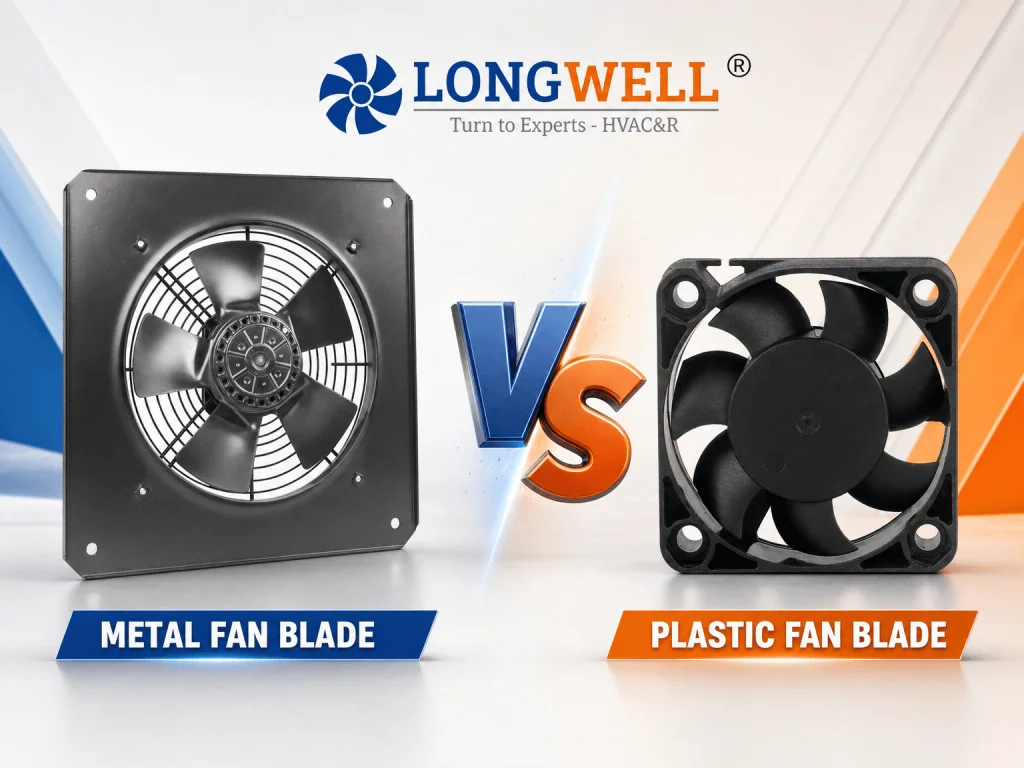 metal fan blade vs plastic fan blade