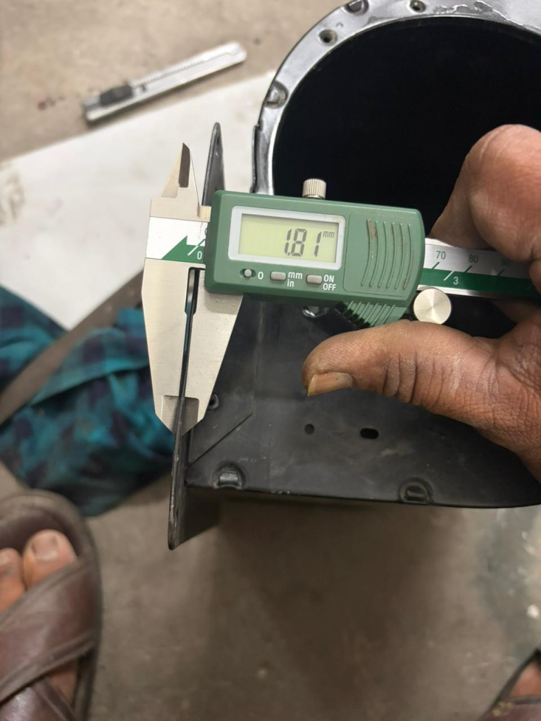 Fixing Flange Distortion on a 220V Blower Housing