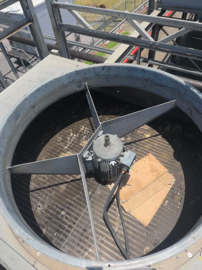 dry cooler fan impeller blade measurement