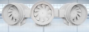 125mm EC Mixed Flow Fan Engineered for 100 Pa Pressure