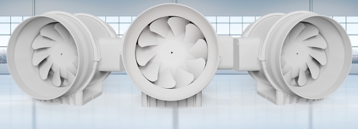 125mm EC Mixed Flow Fan Engineered for 100 Pa Pressure