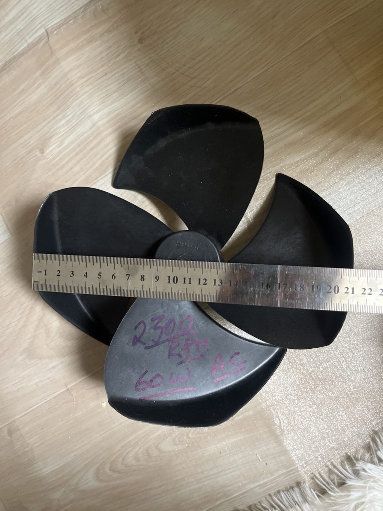 210mm Axial Fan Assembly: Downsizing an AC Motor