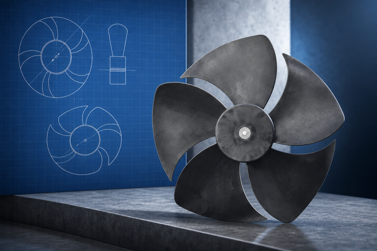 LWA-385×115-5 Axial Fan Impeller for Commercial HVAC OEM