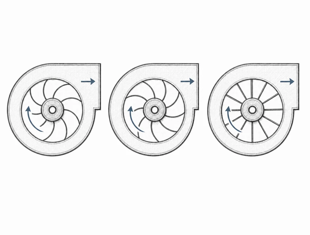 centrifugal fan types