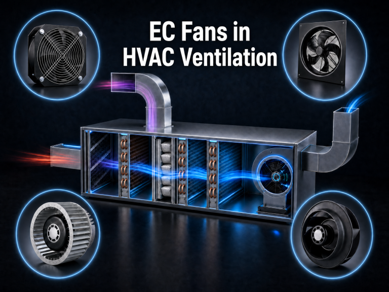 EC Fans in HVAC Ventilation: Driving the Future of Energy-Efficient Airflow