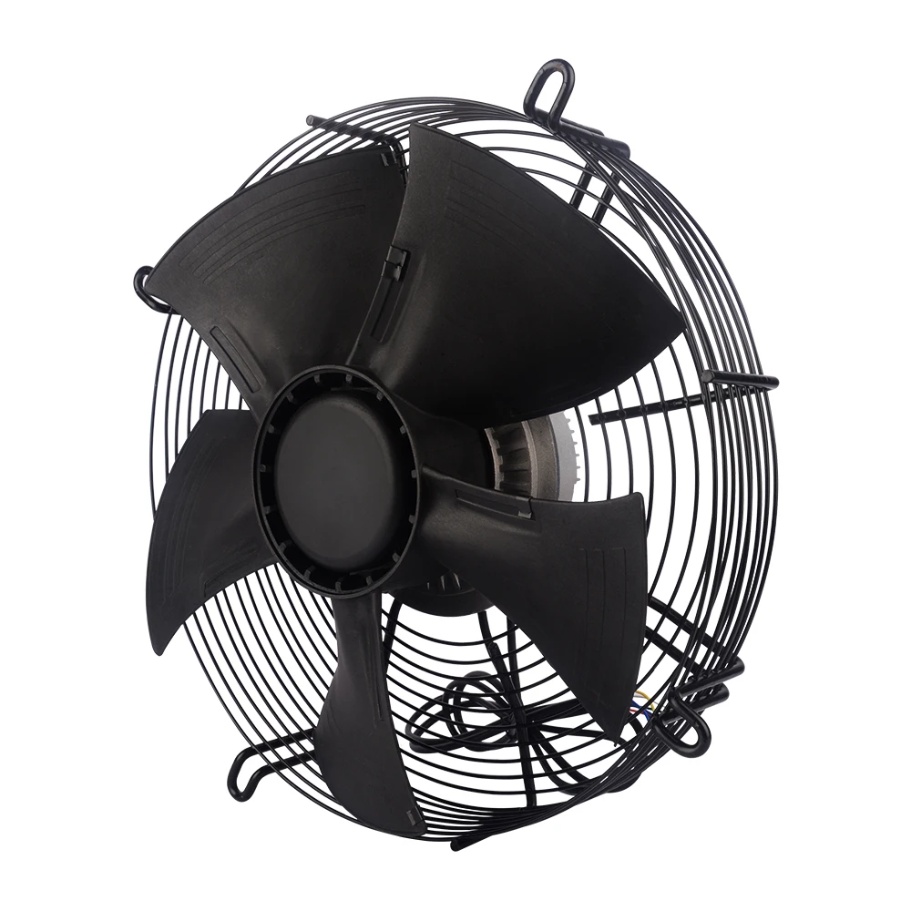 black axial fan for ventilation systems
