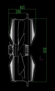 Dual-Grille AC Axial Fan for HVAC Condensers: 900mm Case Study