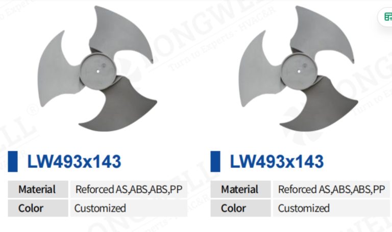 Axial fan impeller, 493mm three-blade, for an air-cooled condenser