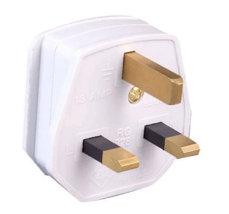 BS 1363 UK 3-pin plug specified by the OEM customer