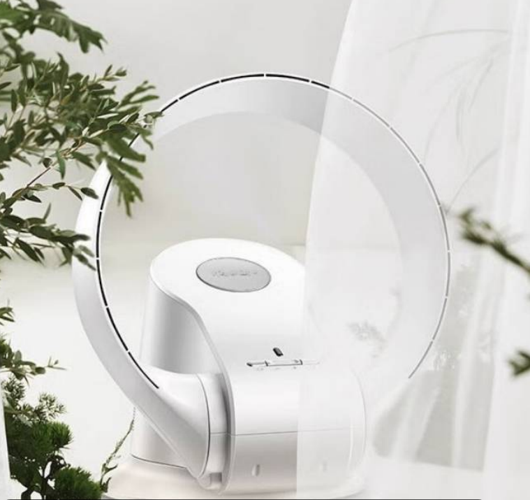 NH-HA-BF-BG-EU-001 wall-mounted bladeless fan white variant