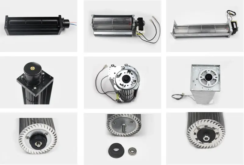 Cross flow tangential blowers
