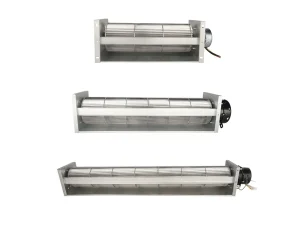 LONGWELL 150mm AC Cross Flow Fan, Tangential Blower Fan, 240V, Aluminum Alloy, for AHU, FFU, Air Curtains