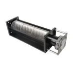 LONGWELL 100mm Aluminum Blade Cross Flow Fan EC 230V Industrial Tangential Oven