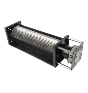 LONGWELL 100mm Aluminum Blade Cross Flow Fan EC 230V Industrial Tangential Oven
