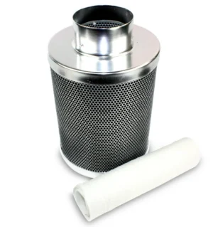 LONGWELL 100mm Small Carbon Filter Extractor Silent Greenhouse Ventilation Inline Duct Fan Plastic OEM for Room
