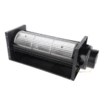 LONGWELL 110mm AC Tangential Cross Flow Fan Blower 230V 1/2/3 Speeds Ball/Sleeve Bearings Aluminum Alloy Blade for Oven Heating