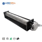 LONGWELL 110mm EC Cross Flow Fan 230V Tangential Blower 0-10V/PWM Speed Control for HVAC Air Curtain Wholesale Manufacturer
