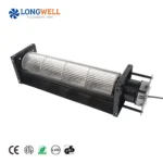 LONGWELL 120mm EC Cross Flow Fan EN 60335 Tangential Fans 0-10V/PWM Speed Control for HVAC Fireplace Wholesale Manufacturer