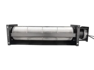 LONGWELL 120mm EC Cross Flow Fan, Tangential Blower Fan, 12V, Aluminum Alloy, for Air Curtains, HVAC Systems, AHU