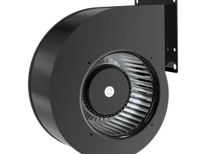 LONGWELL 250mm EC Forward Curved Centrifugal Blower, Forward Curved Blower Fan, 230V, Galvanized Steel, for Air Purifiers, AHU, FFU