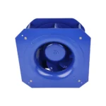LONGWELL 250mm EC 230V Industrial Air Cooling Exhaust Blue Centrifugal Fan with Plastic Bracket OEM Customizable