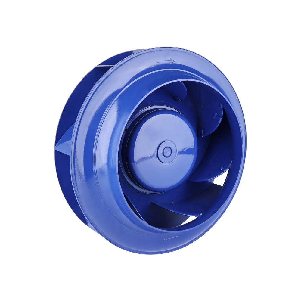 LONGWELL 280mm DC/EC 24V 230V Industrial Backward Centrifugal Fans 3193m3/h 3000rpM Fume Extract Biomass Powerful Cooling Fan