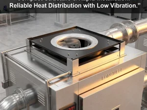 LONGWELL 355mm EC Backward Curved Centrifugal Fan, Industrial Centrifugal Blower, 115V, for Cold Storage, Air Purifiers, Railway Ventilation