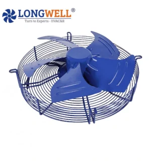 LONGWELL 450mm EC Tube Axial Fan 6695 M³/h 1590 RPM 420W IP54 for Industrial HVAC AHU Systems & Commercial Building Ventilation