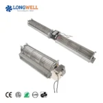 LONGWELL 60mm AC Tangential Fan Low Noise High Temperature Operation for Electric Fireplace Trench Heater Underfloor Heating