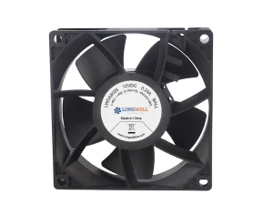 LONGWELL DC Industrial Fan, Industrial Ventilation Fan, 12V IP56, for Data Center Cooling, Control Cabinet Cooling, HVAC Systems