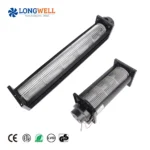 LONGWELL 90mm 230v Ac Tangential Fans Cross Flow Cooling Fan 1350rpm Ball Bearing Factory Direct for air Conditioner Elevator