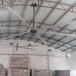 LONGWELL Big Industrial Ceiling Fan Permanent Magnet Motor Aluminum Blade 5pcs/6pcs Commercial 24ft HVLS Energy Saving Low Fan