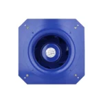 LONGWELL Blue EC 220V IP55 High Power Blower Fan 250mm Maximum Current Centrifugal Backward Curved with Support Bracket 230V Fan