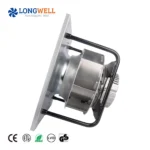 LONGWELL Centrifugal Fan Manufacturer 280mm 230V 500W Waterproof IP55 Backward Curved EC Centrifugal Fans with Bracket