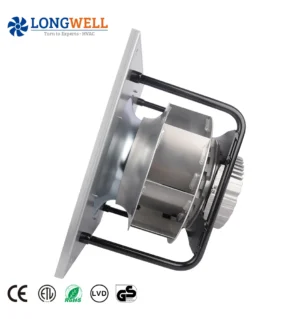 LONGWELL Centrifugal Fan Manufacturer 280mm 230V 500W Waterproof IP55 Backward Curved EC Centrifugal Fans with Bracket