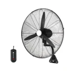 LONGWELL Commercial Industrial Electric Big Size Remote Control Wall Mount Oscillating Fan for Warehouse Home Factory