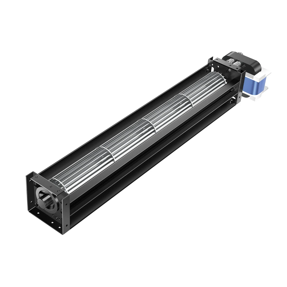 LONGWELL Cross Flow Fan 30mm-150mm 230V 2200RPM AC Motor High Power Tangential Fan Custom Air Conditioning Fan