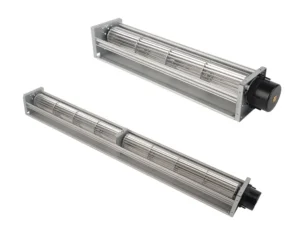 LONGWELL Cross Flow Fan Supplier 45mm 50mm 12V 24V 48V 3 Phase BLDC Motor Tangential Fans for Convection Heater Air Curtain