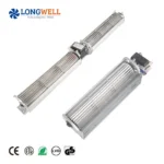 LONGWELL Crossflow Fan 45MM AC 230V High Efficiency Double Blower Heater for Fireplace Pellet Stove Ventilation Fan ODM OEM