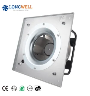 LONGWELL Customizable EC 280x50 Centrifugal Fans 230V Backward Centrifugal Blower Fan with Ec Motor Adjusted Speed and Bracket