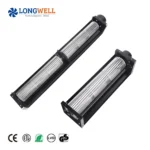 LONGWELL Customized 12V 24V 30mm 43mm 60mm DC Silent Cross Flow Fan Small Tangential Fans CE UL Certified for Air Curtain HVAC