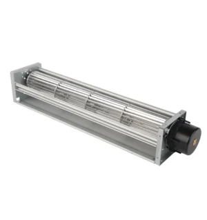 LONGWELL DC 43mm Brushless Motor Aluminum Alloy Cross Flow Fan Variable Speed Space-Saving Compact Tangential Fan for Limited