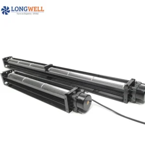 LONGWELL DC Motor Cross Flow Fan 60mm Tangential Blower BLDC 12V 24V BLDC Motor with 0~10V,PWM 12/24/48V 30~150mm Ball Bearing